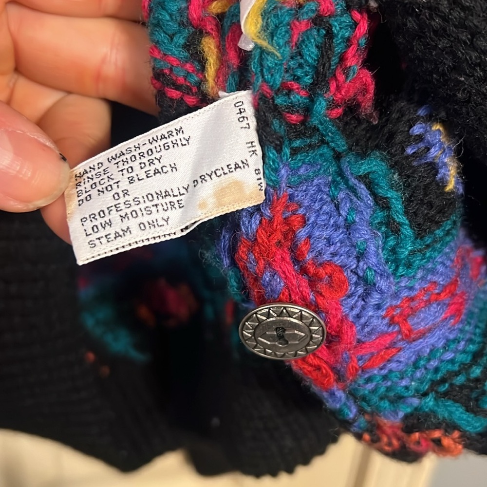 L.L. Bean vintage wool cardigan size M - Picture 6 of 6